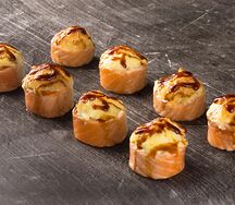 Горячий лосось