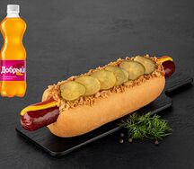 Комбо Хот-дог и напиток