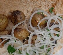 Картофель с салом