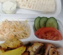 Шаурма открытая куриная