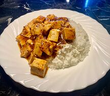 Рис с острым тофу