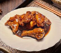 B14 Крылышки жареные в коле