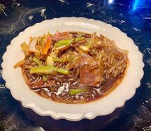 B9г Говядина, жареная со стеклянной лапшой