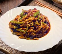 B7k Курица соломкой, жаренная с овощами в кисло-сладком соусе