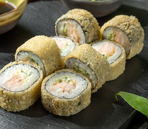 Ролл креветка темпура