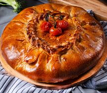 Пирог сдобный Курник