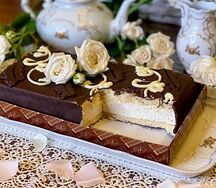 Торт песочный Белая ночь