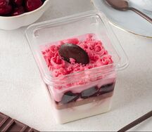 Десерт сметанный Вишня