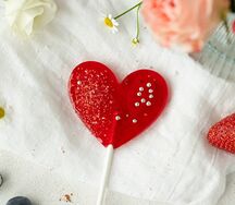 Карамель леденцовая с ягодами Сердце