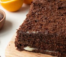 Торт Шоколадный с заварным крем