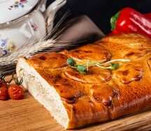 Пирог сдобный с капустой