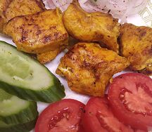 Шашлык из куриного филе