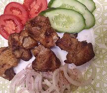 Шашлык из cвинoй шеи