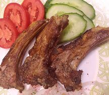 Шашлык из бараньих ребер