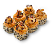 Ролл запеченный Морская сказка с креветкой