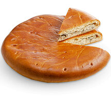 Пирог с курицей и грибами