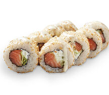 Ролл Лосось с шисо соусом