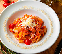 Паста с лососем