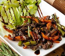 Салат с говядиной