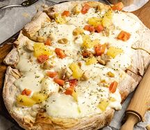 Римская пицца Курица с ананасом