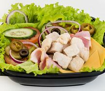 Салат Курица и бекон