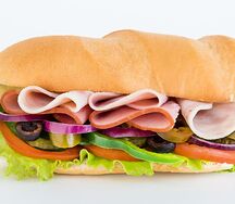 Сэндвич Индейка и ветчина