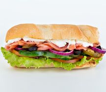 Сэндвич Лосось-крем-чиз