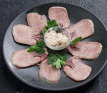 Язык с хреном