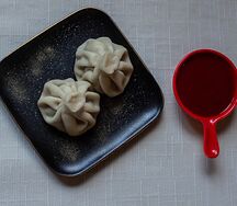 Хинкали из свинины вареные