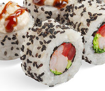 Ролл Цезарь с креветкой