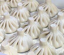 Хинкали с говядиной и свининой  