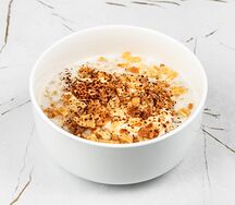 Овсяная каша-тирамису с кремом Маскарпоне и какао	