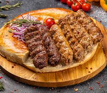 Люля-кебаб в хлебе ассорти