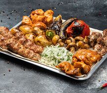 Сет курица и индейка с овощами