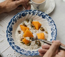 Геркулес с хурмой