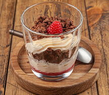 Крем из домашнего сыра с пралине