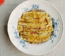 Злаковая каша с банановым крем-брюле