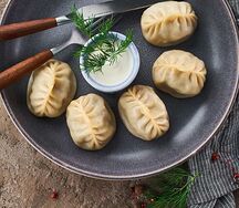 Манты с бараниной