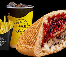 Pita Burger Combo