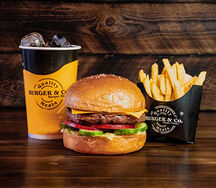 Combo BBQ burger
