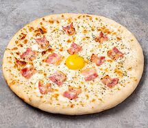 Пицца карбонара