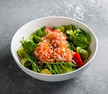 Салат с крабом и авокадо