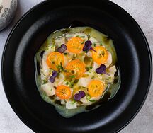 Крудо из гребешка