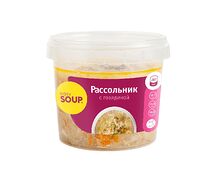 Охлажденный рассольник с говядиной