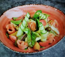 Fresh-salad с лососем