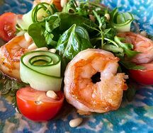 Салат Креветки-руккола