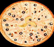 Пицца с лососем