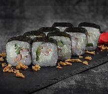 Сливочный ролл с креветкой