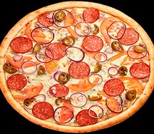 Пицца Чизбургер с халапеньо