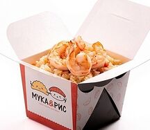 Тяхан с креветками